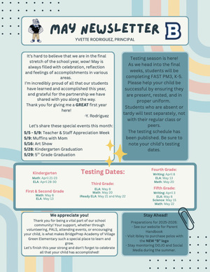 May Newsletter